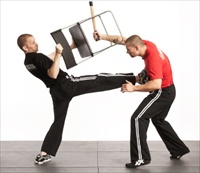 Men Doing Fight Training
