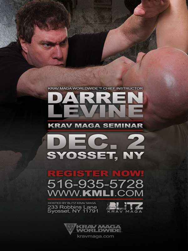 Krav Maga Worldwide™ Chief Instructor Darren Levine in Syosset, NY Dec. 2
