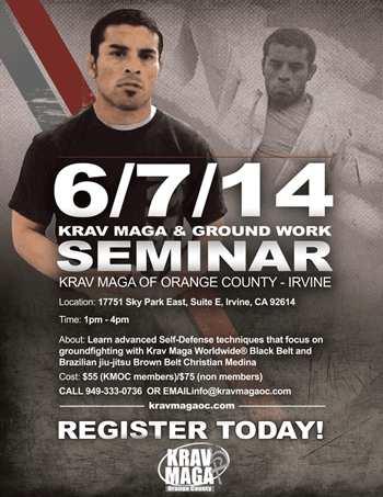 Krav Maga Ground Fighting Seminar Orange County