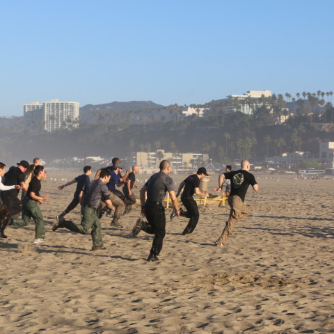 Running on sand training