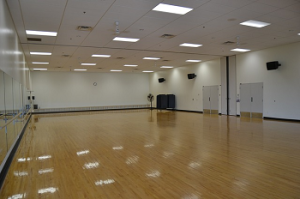 empty fitness studio