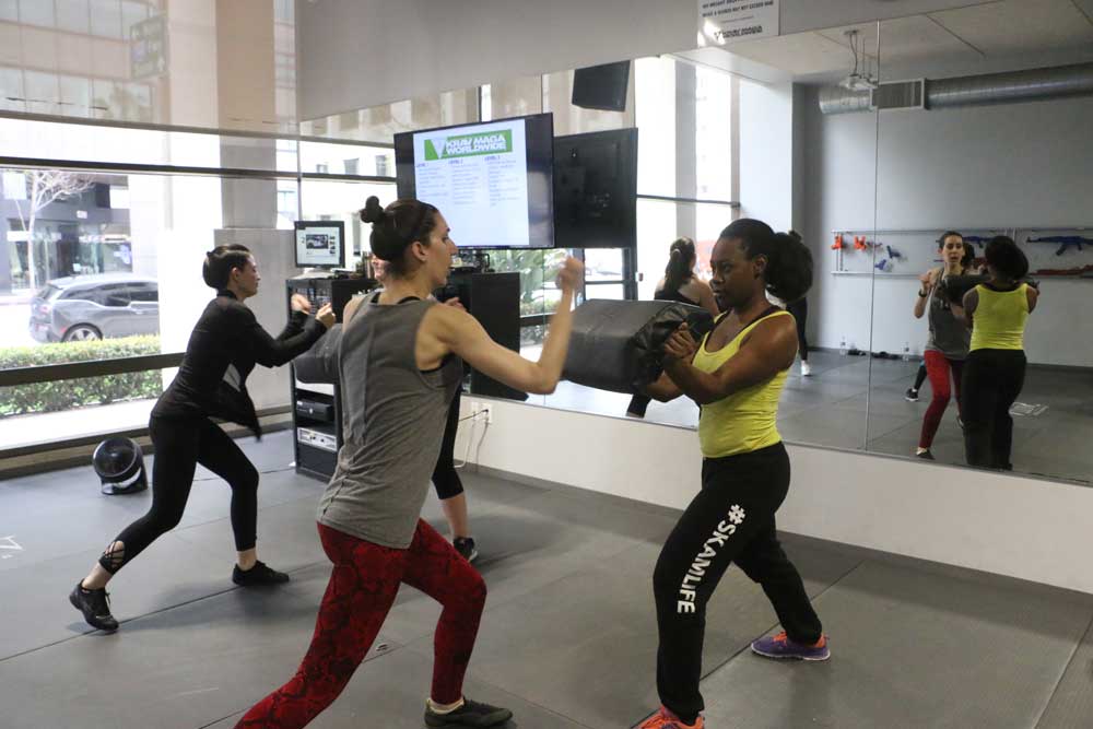 Women's self defense Krav Maga course